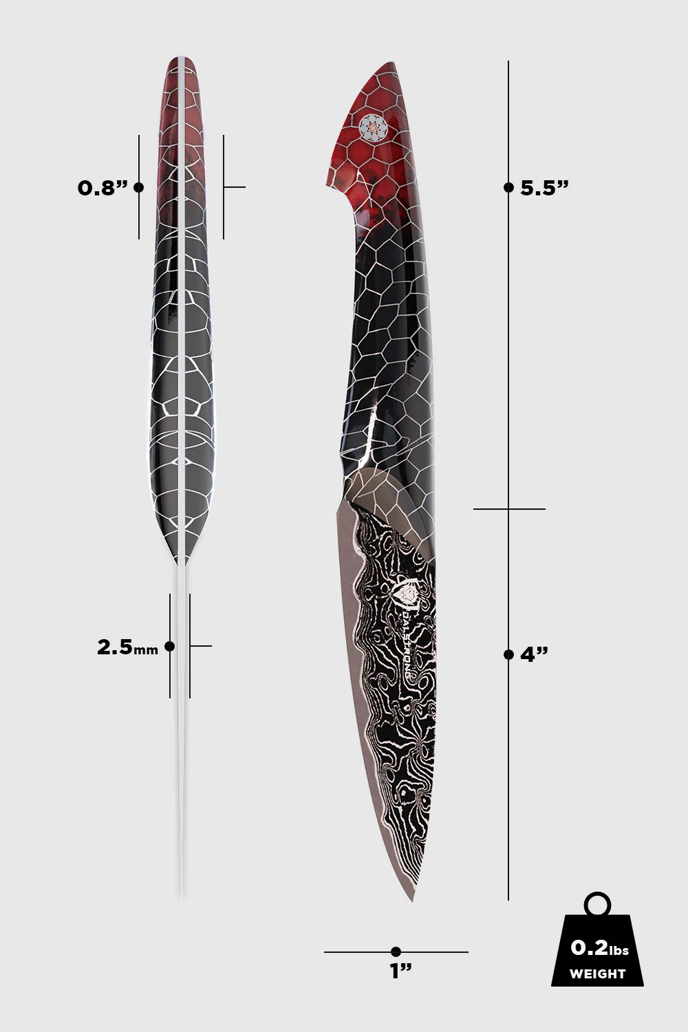 2 Piece Set | Chef Knife & Paring Knife | The Scorpion Series | Dalstrong © - Image 13