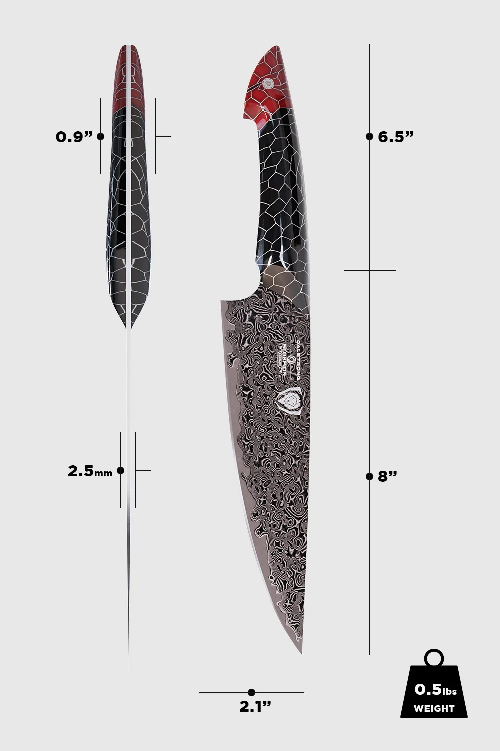 2 Piece Set | Chef Knife & Paring Knife | The Scorpion Series | Dalstrong © - Image 14