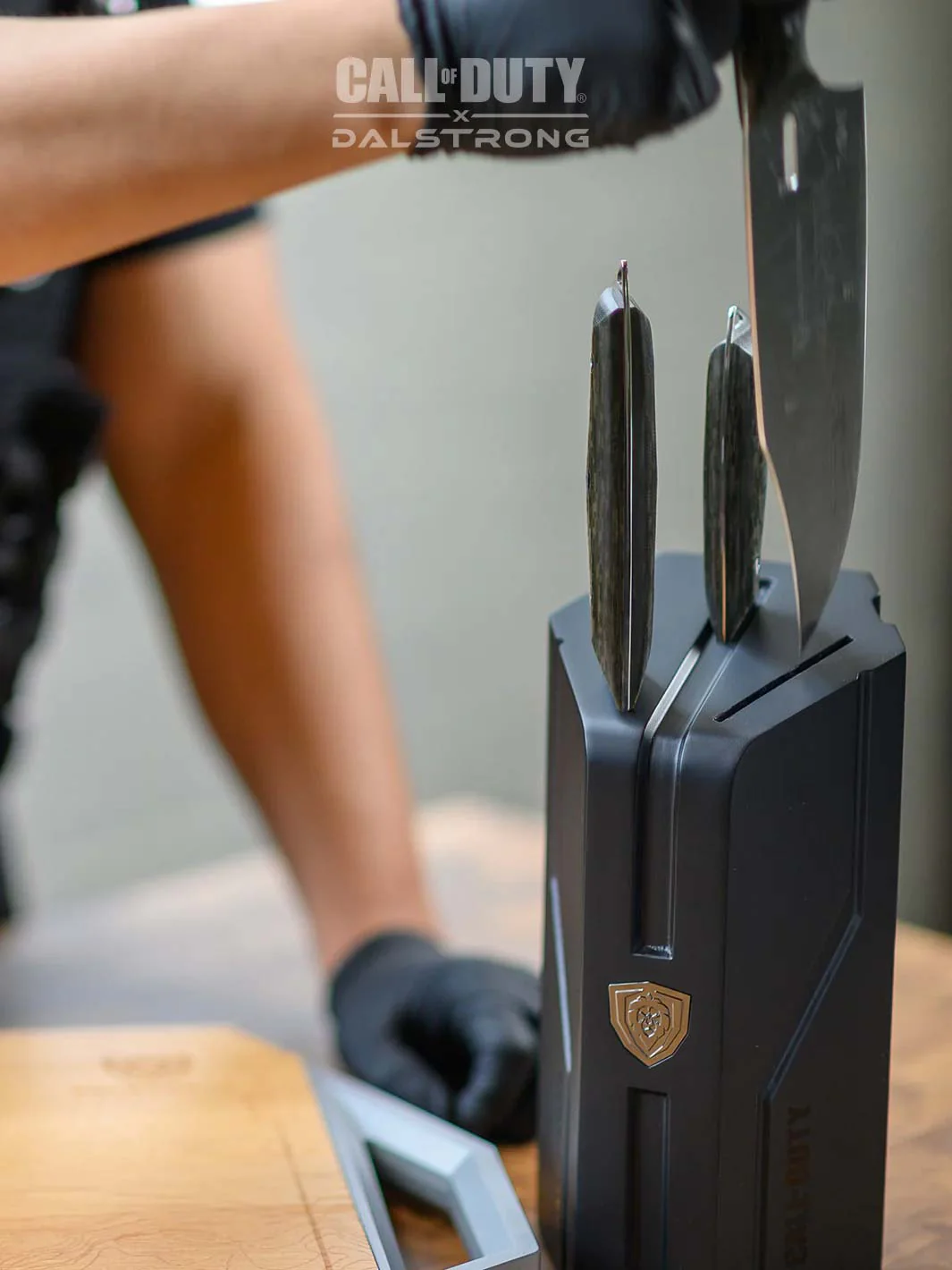 3-Piece Knife Set with Block | Call of Duty © Edition | Rubberwood Knife Block | EXCLUSIVE COLLECTOR SET | Dalstrong © - Image 9