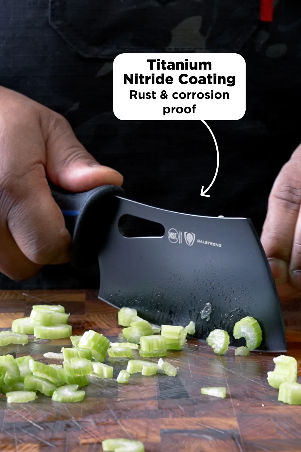 3-Piece Knife Set | Boning Knife, Hook Knife, Mini Cleaver | Night Shark Series | NSF Certified | Dalstrong © - Image 11