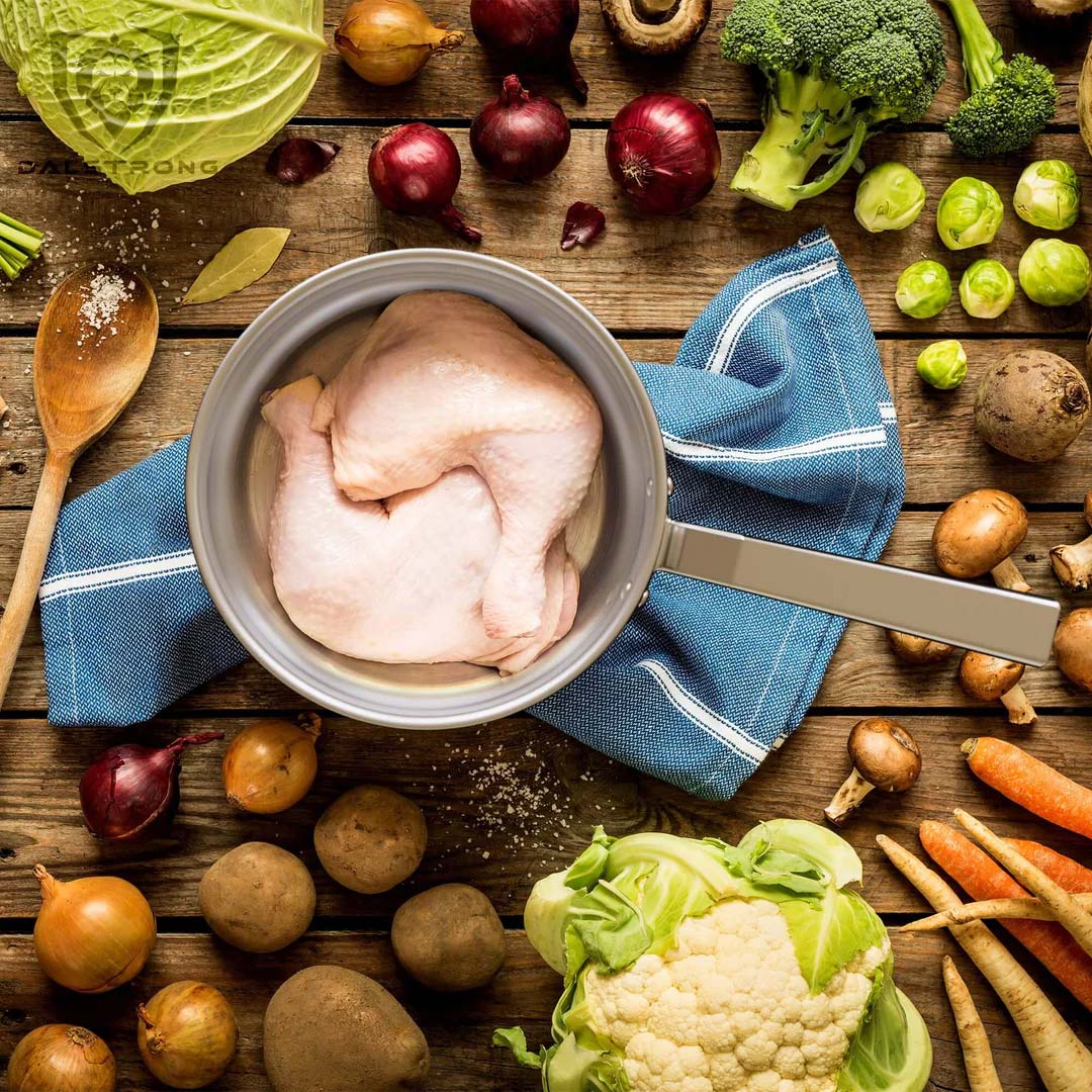 3 Quart Stock Pot | Hammered Finish Silver | Avalon Series | Dalstrong © - Image 9