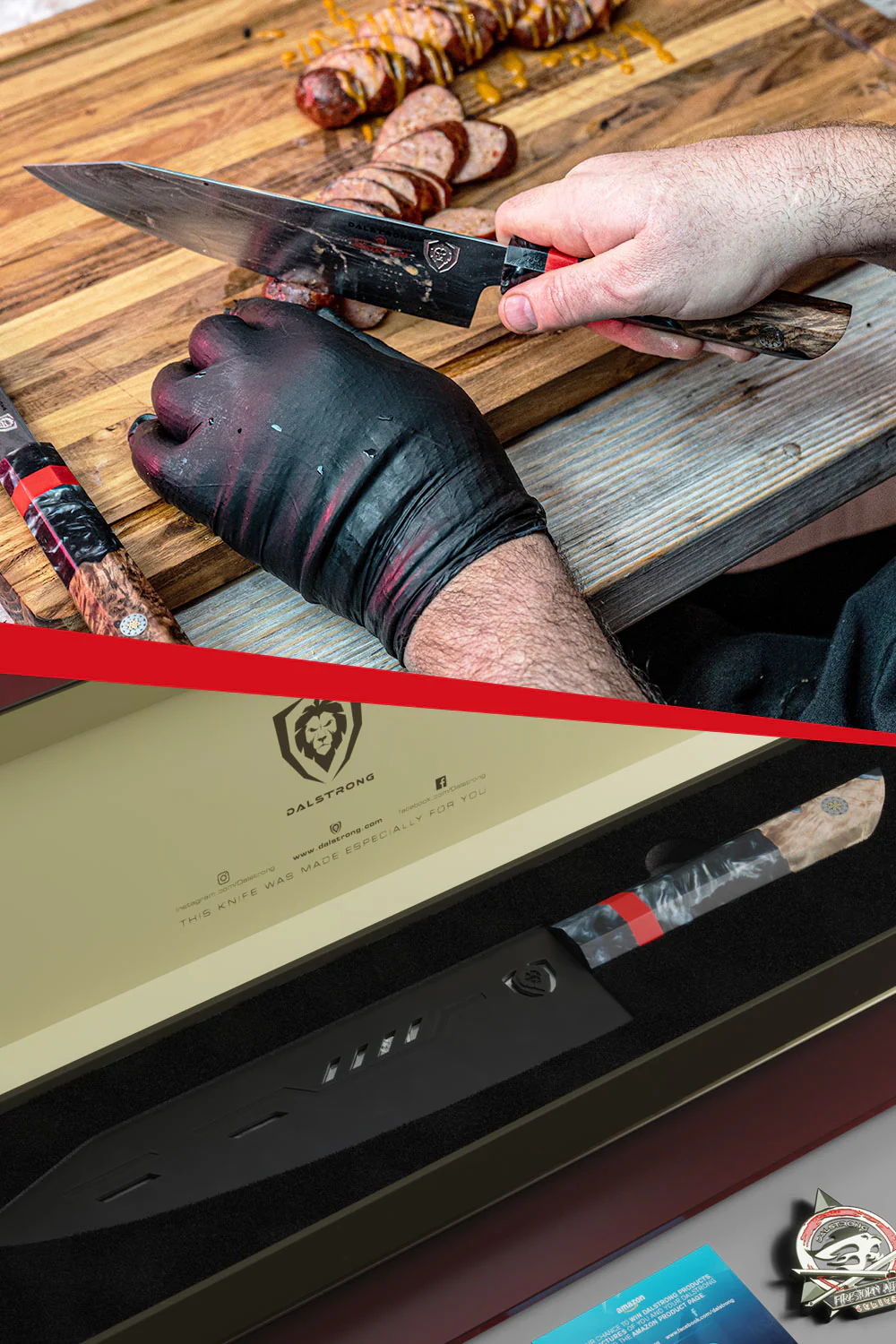 Chef's Knife 8" | Firestorm Alpha Series | Dalstrong © - Image 6