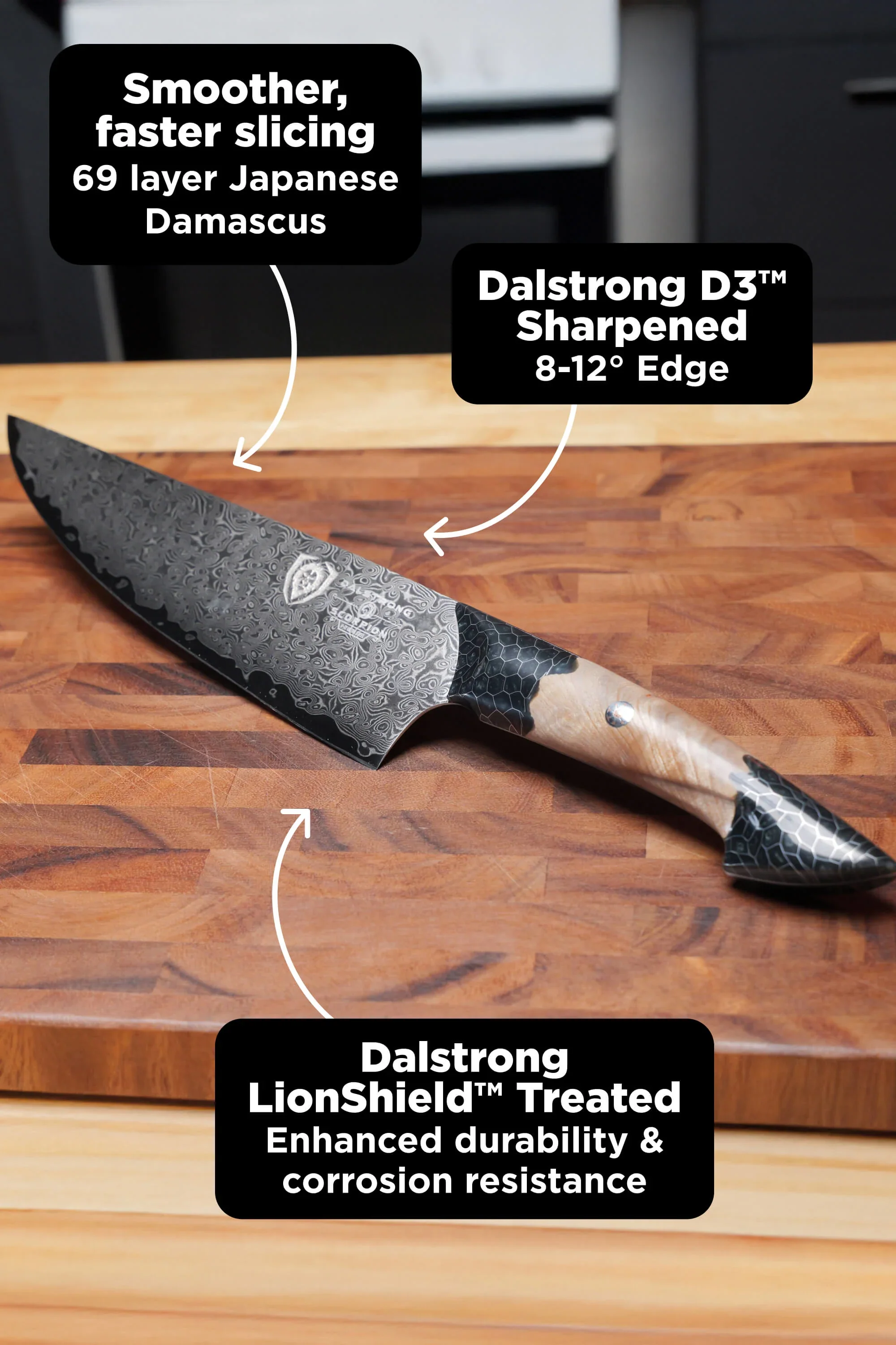 Chef's Knife 9.5" | The Scorpion Series | Venom Edition | Dalstrong © - Image 10