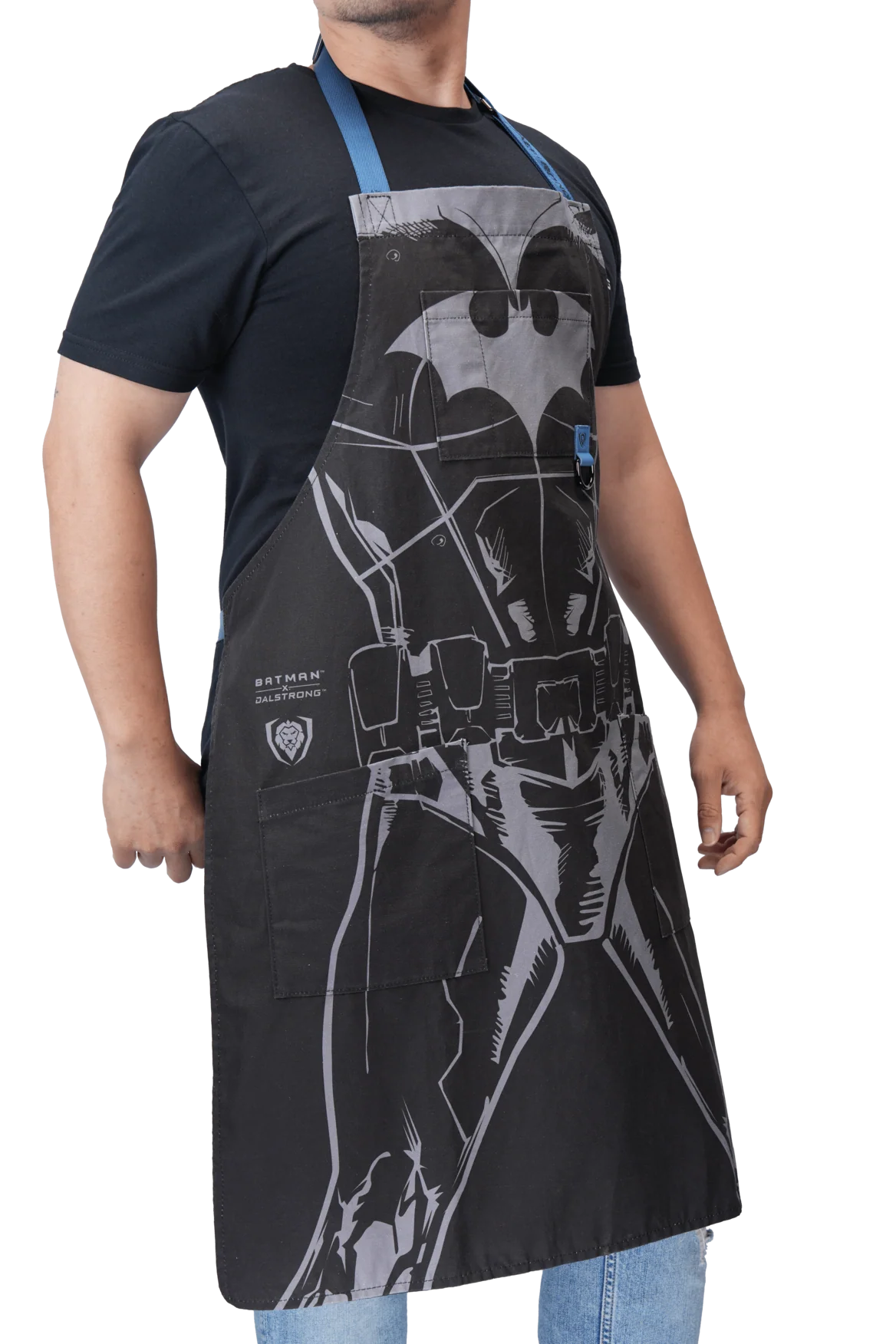 Chef's Apron | Batman™ Edition | Black Crusader | 100% Breathable Cotton | Dalstrong © - Image 3