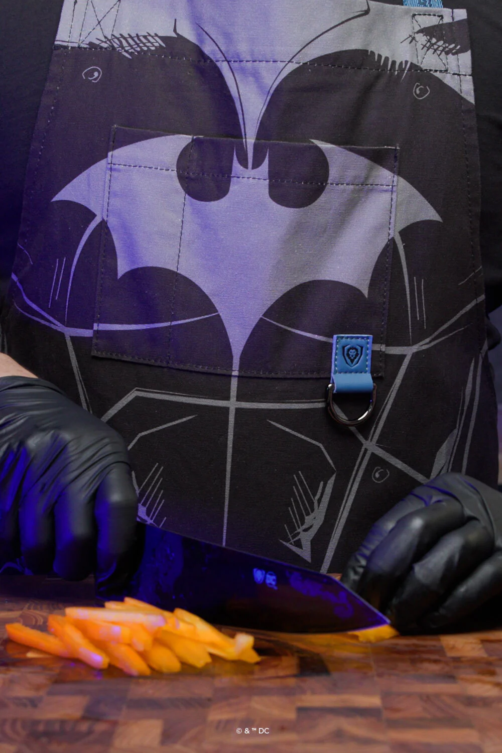 Chef's Apron | Batman™ Edition | Black Crusader | 100% Breathable Cotton | Dalstrong © - Image 6