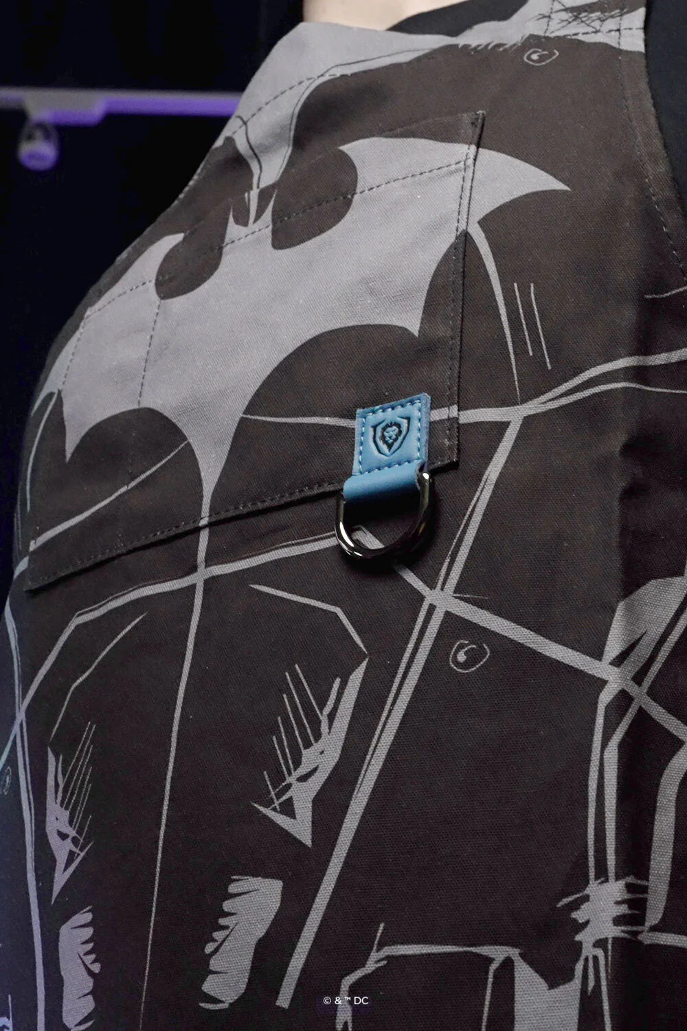 Chef's Apron | Batman™ Edition | Black Crusader | 100% Breathable Cotton | Dalstrong © - Image 8