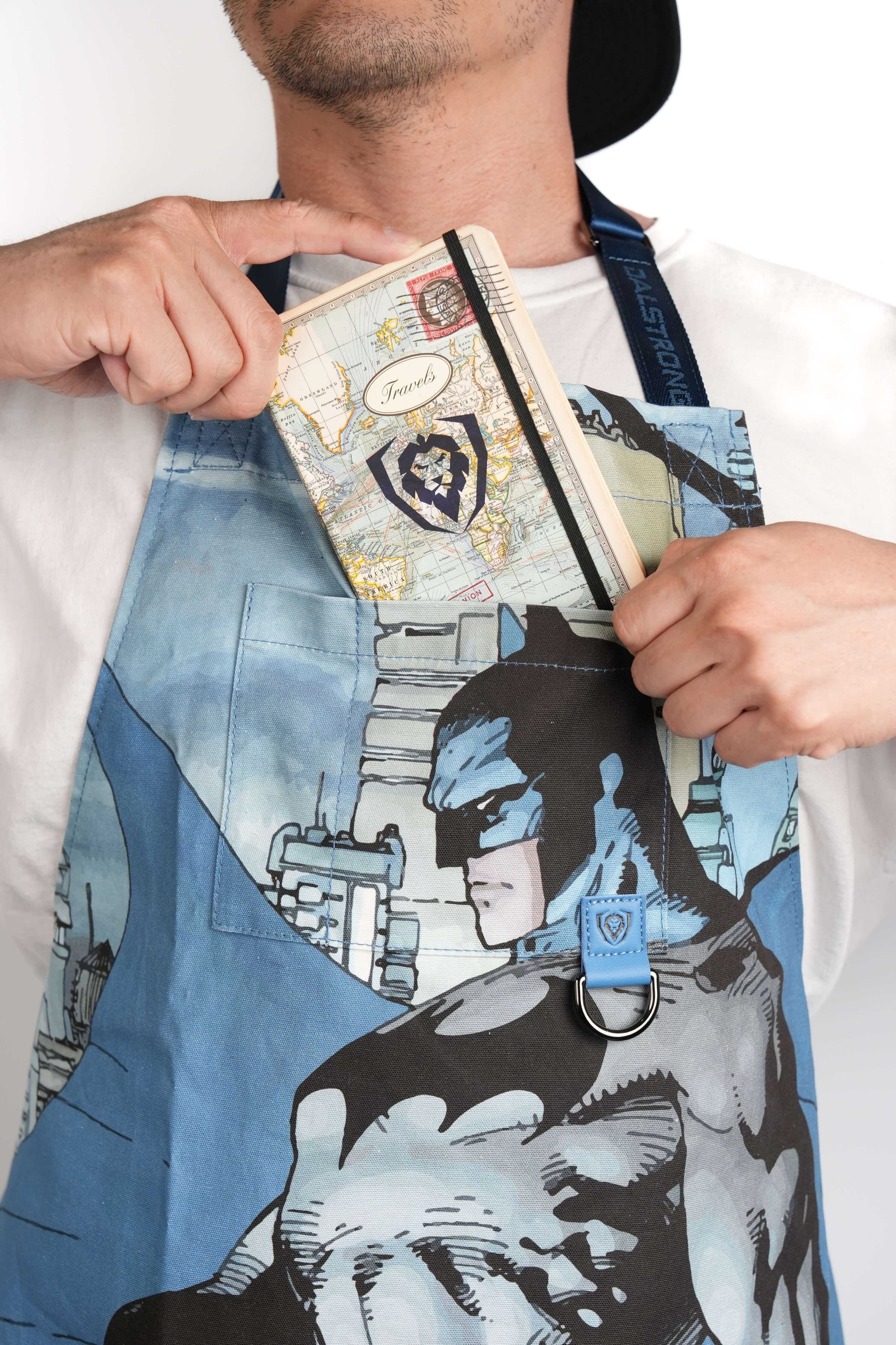 Chef's Apron | Batman™ Edition | Blue Legend | 100% Breathable Cotton | Dalstrong © - Image 12