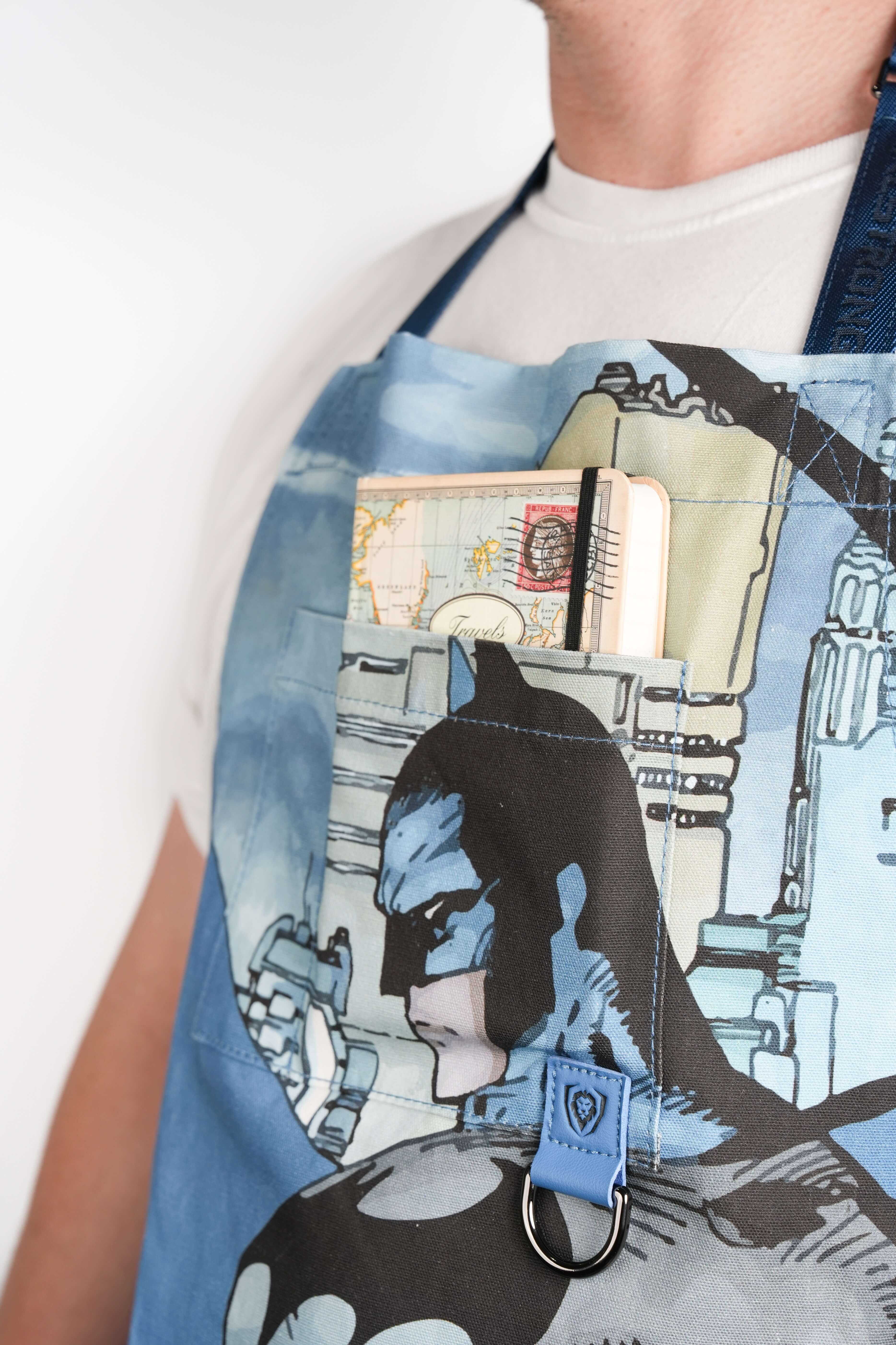Chef's Apron | Batman™ Edition | Blue Legend | 100% Breathable Cotton | Dalstrong © - Image 13