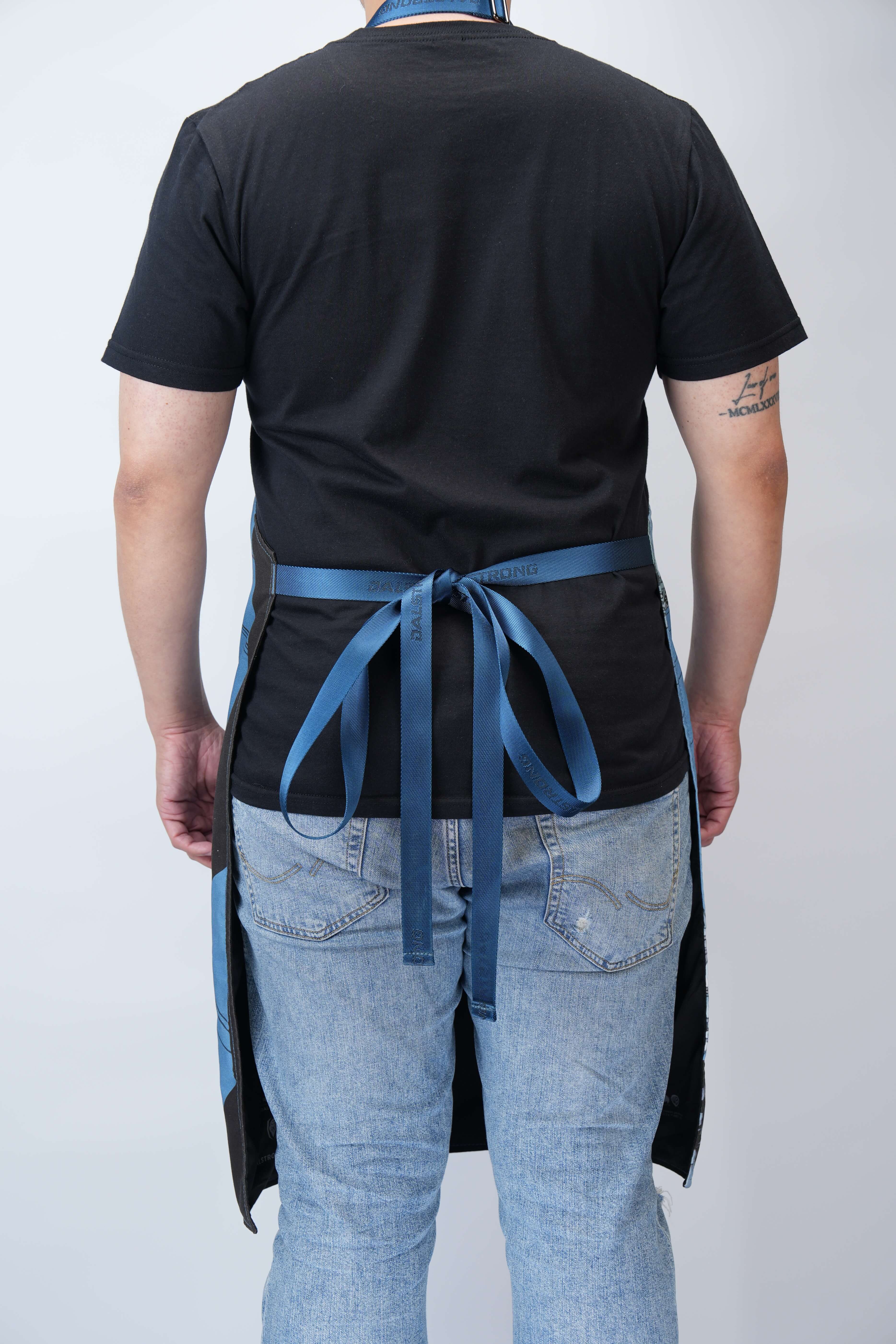 Chef's Apron | Batman™ Edition | Blue Legend | 100% Breathable Cotton | Dalstrong © - Image 15