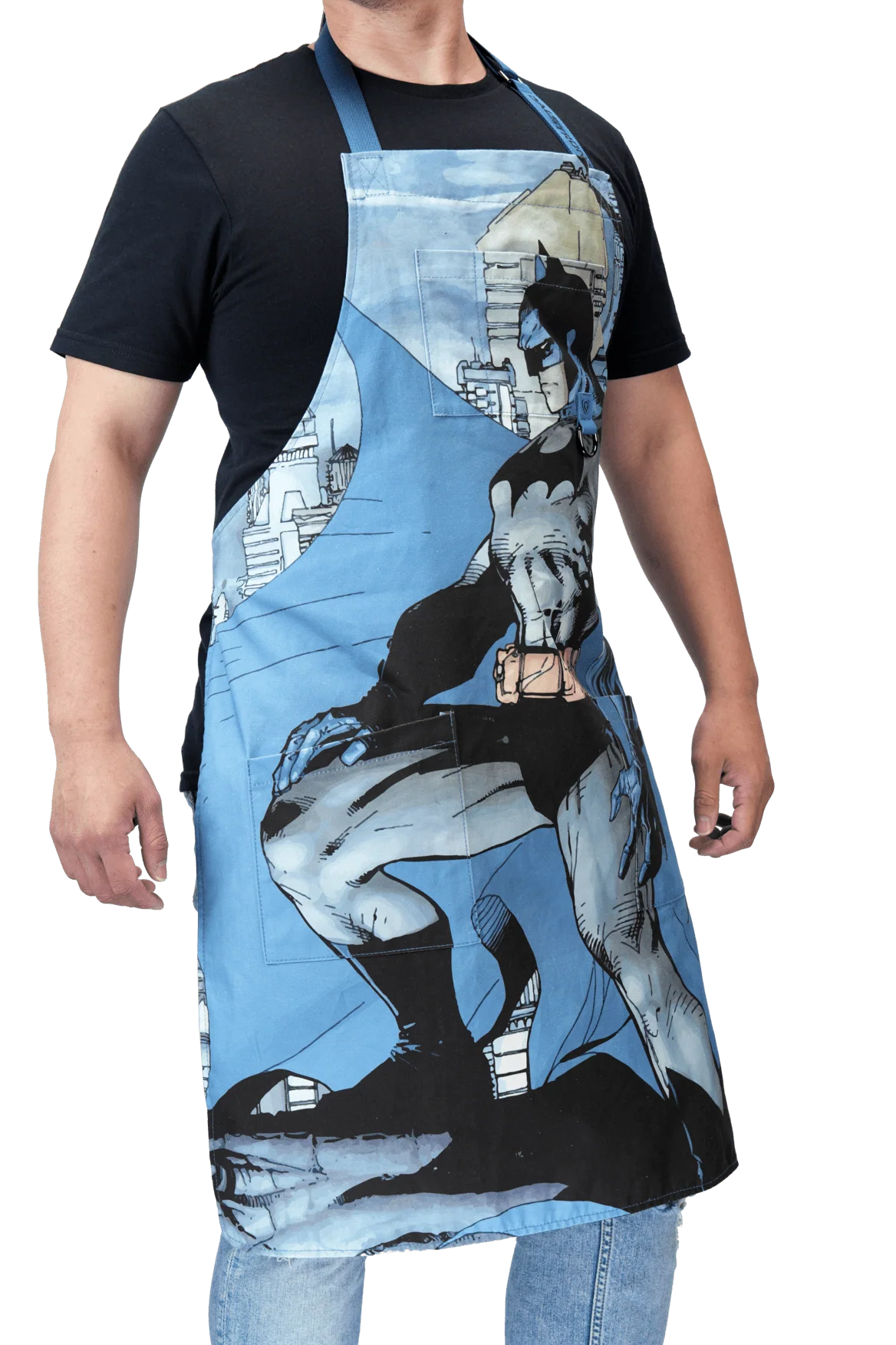 Chef's Apron | Batman™ Edition | Blue Legend | 100% Breathable Cotton | Dalstrong © - Image 3