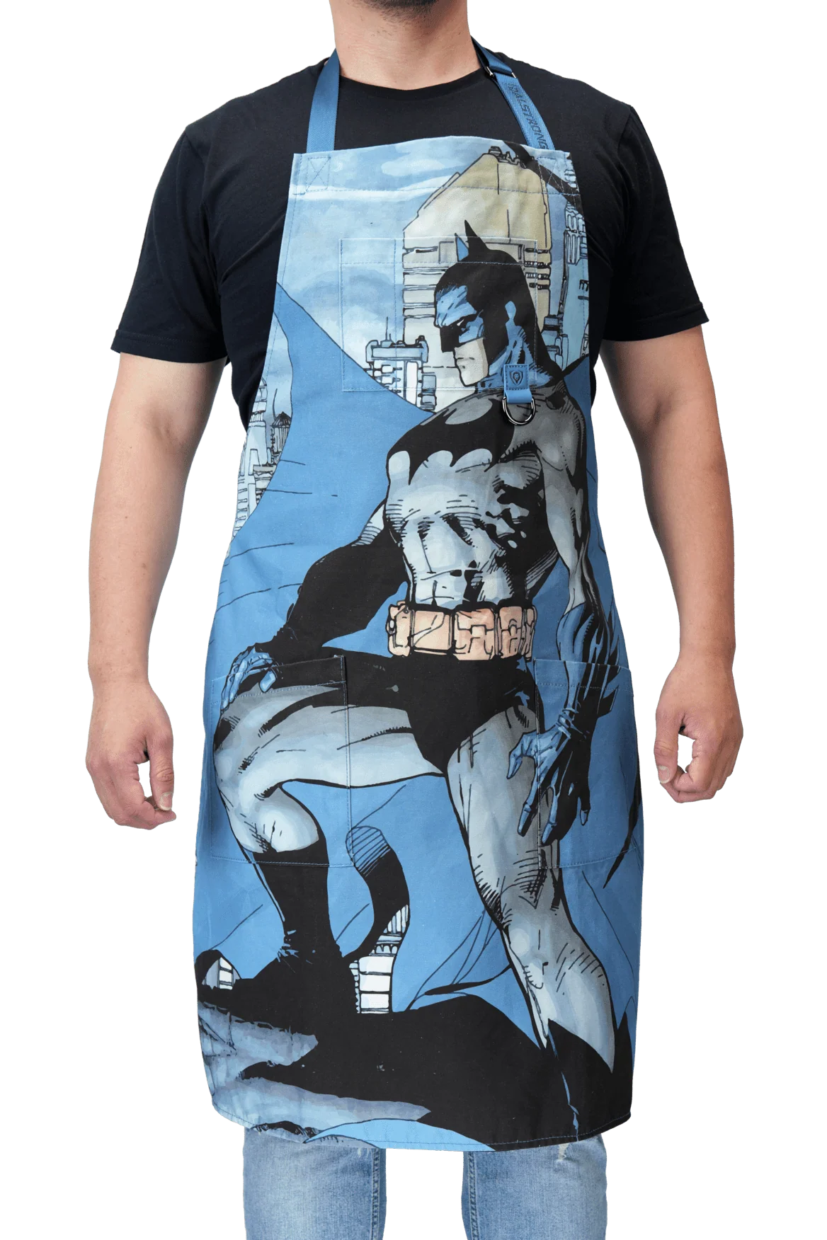 Chef's Apron | Batman™ Edition | Blue Legend | 100% Breathable Cotton | Dalstrong © - Image 4