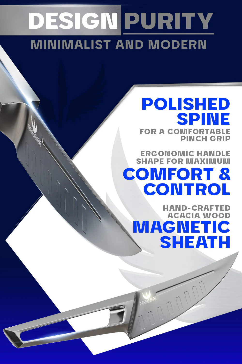 Fillet Knife 6.5" | Crusader Series | NSF Certified | Dalstrong © - Image 3