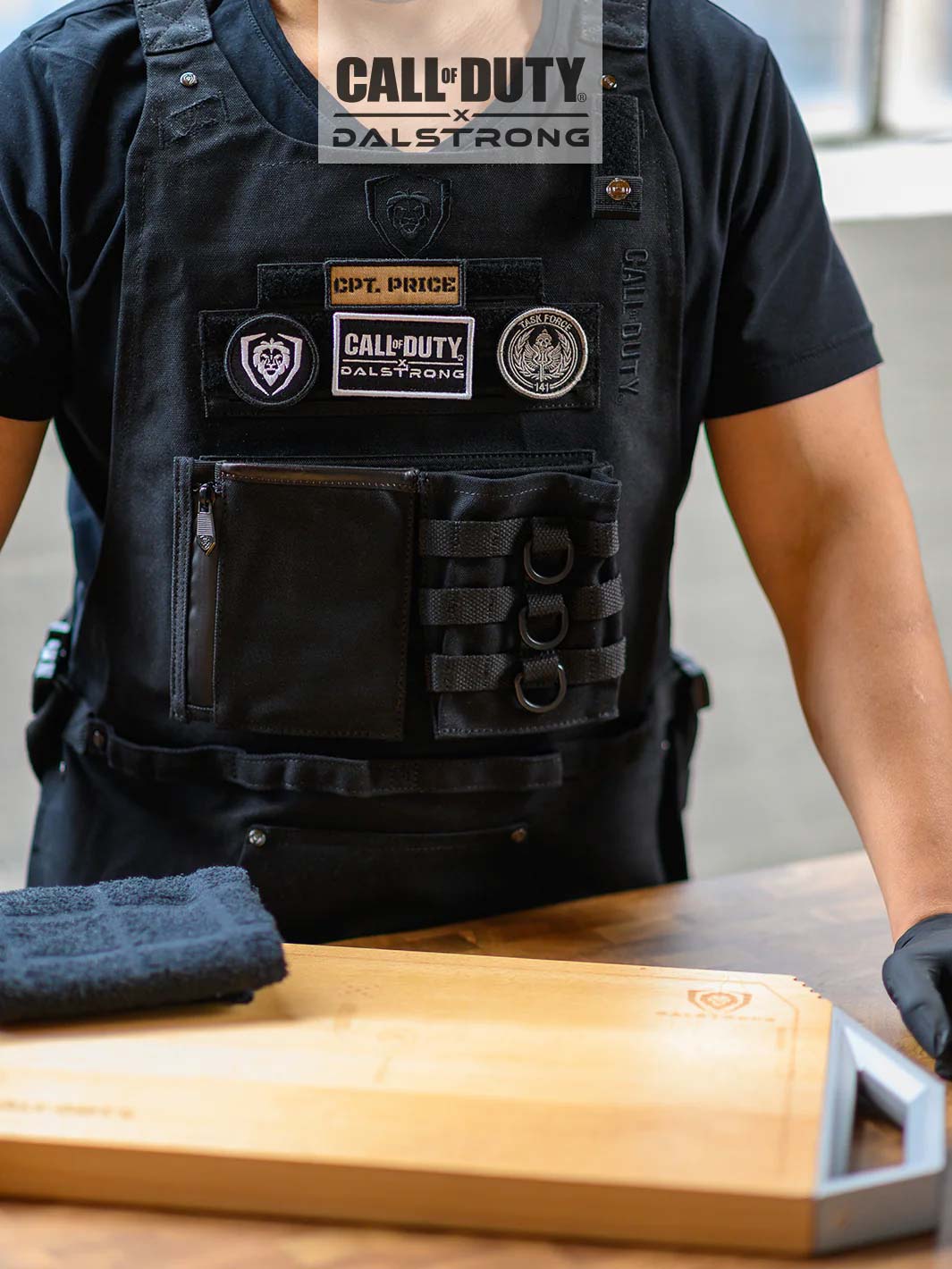 Canvas Chef Apron | Call of Duty © Edition | Black Waxed Canvas | EXCLUSIVE COLLECTOR APRON | Dalstrong © - Image 7