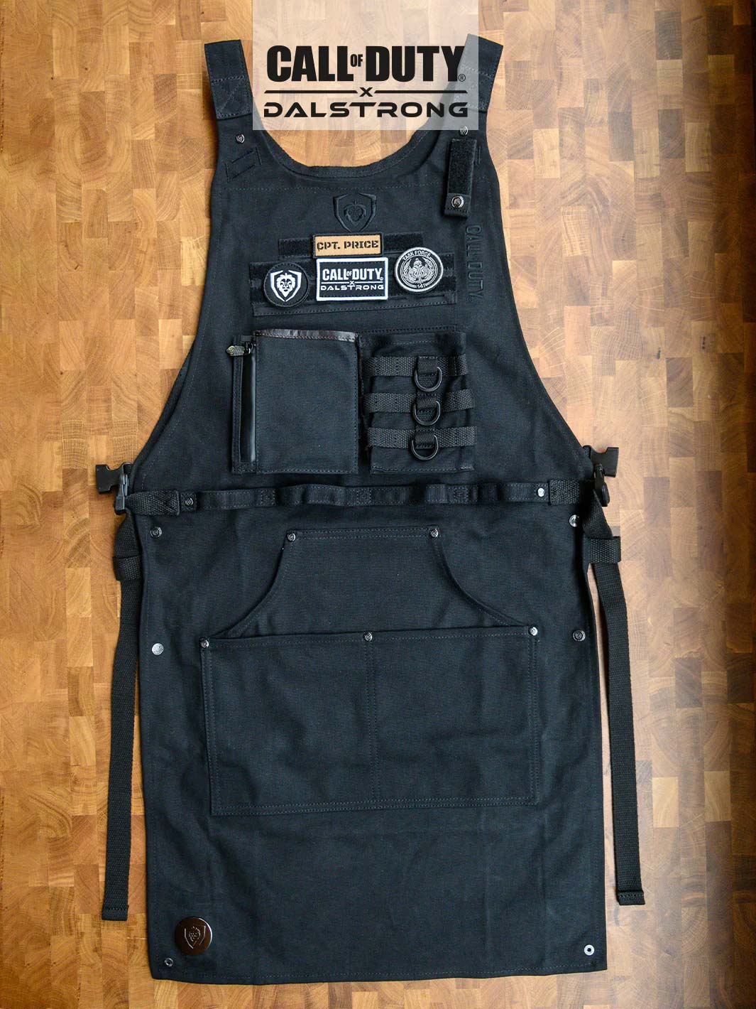 Canvas Chef Apron | Call of Duty © Edition | Black Waxed Canvas | EXCLUSIVE COLLECTOR APRON | Dalstrong © - Image 8