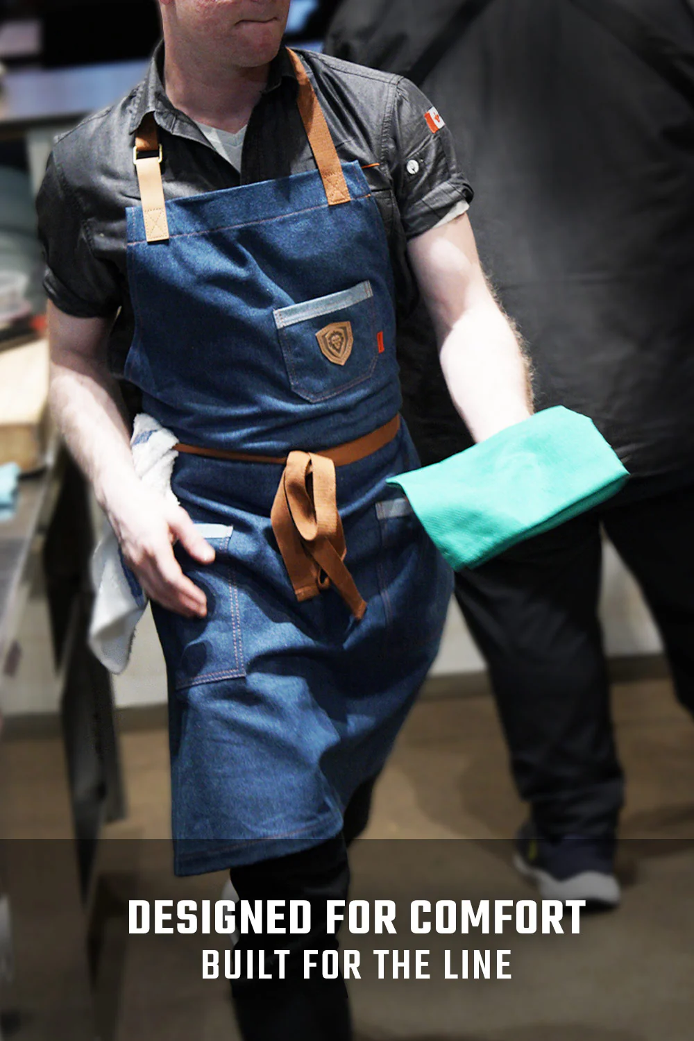 American Legend | Blue Denim | Professional Chef's Kitchen Apron | Dalstrong © - Image 3