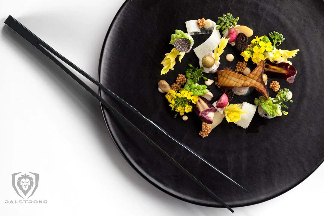 High-Precision Black Titanium Coated 12" | Professional Tweezers | Dalstrong © - Image 10