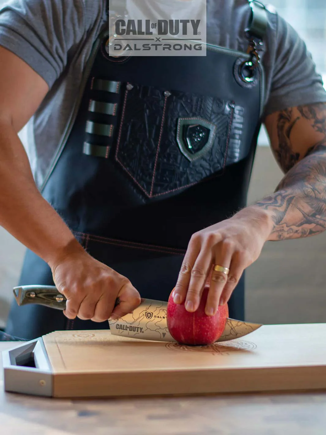 Limited Edition Chef Leather Apron | Call of Duty © Edition | Black Genuine Leather | EXCLUSIVE COLLECTOR APRON | Dalstrong © - Image 8