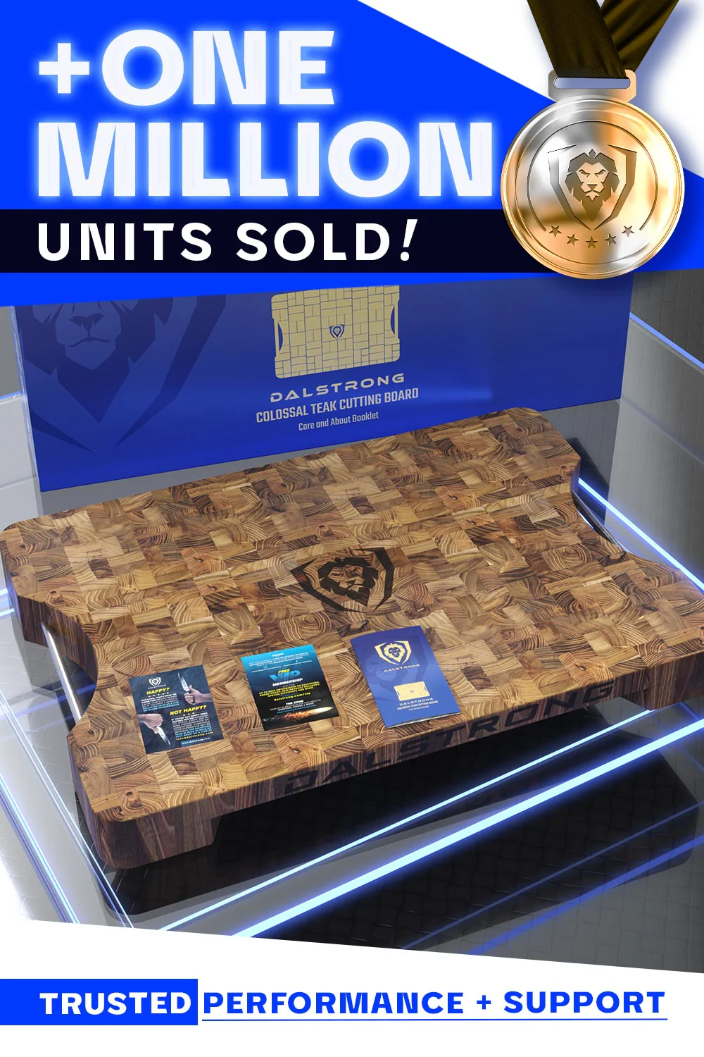 Lionswood Colossal Teak Cutting Board | Dalstrong © - Image 7