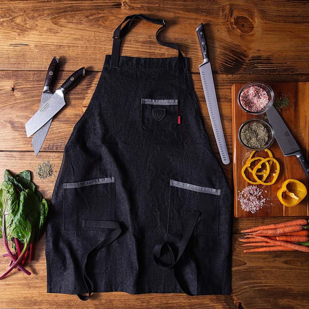 The Night Rider | Black Denim | Professional Chef's Kitchen Apron | Dalstrong © - Image 7