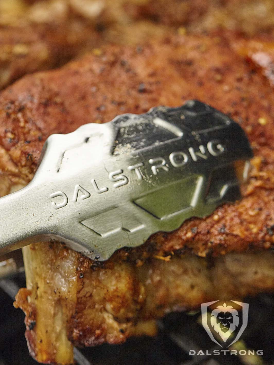 Food Tongs 12" | Stainless Steel Arms & Scalloped Tips | Dalstrong © - Image 8