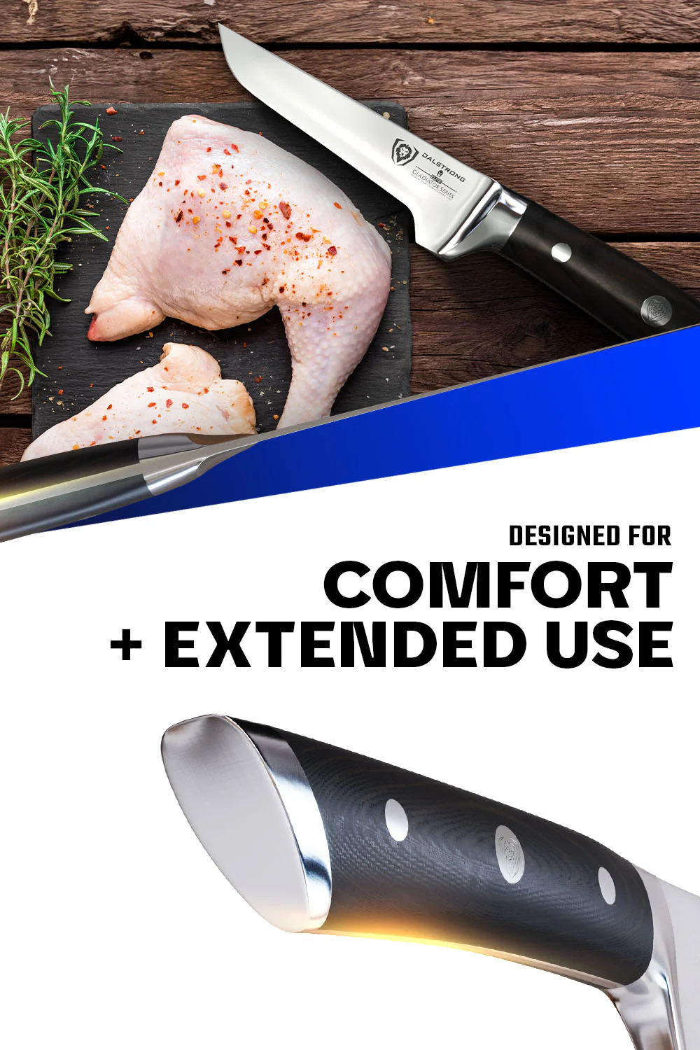 Poultry Boning Knife 3.75" | Gladiator Series | NSF Certified | Dalstrong © - Image 5