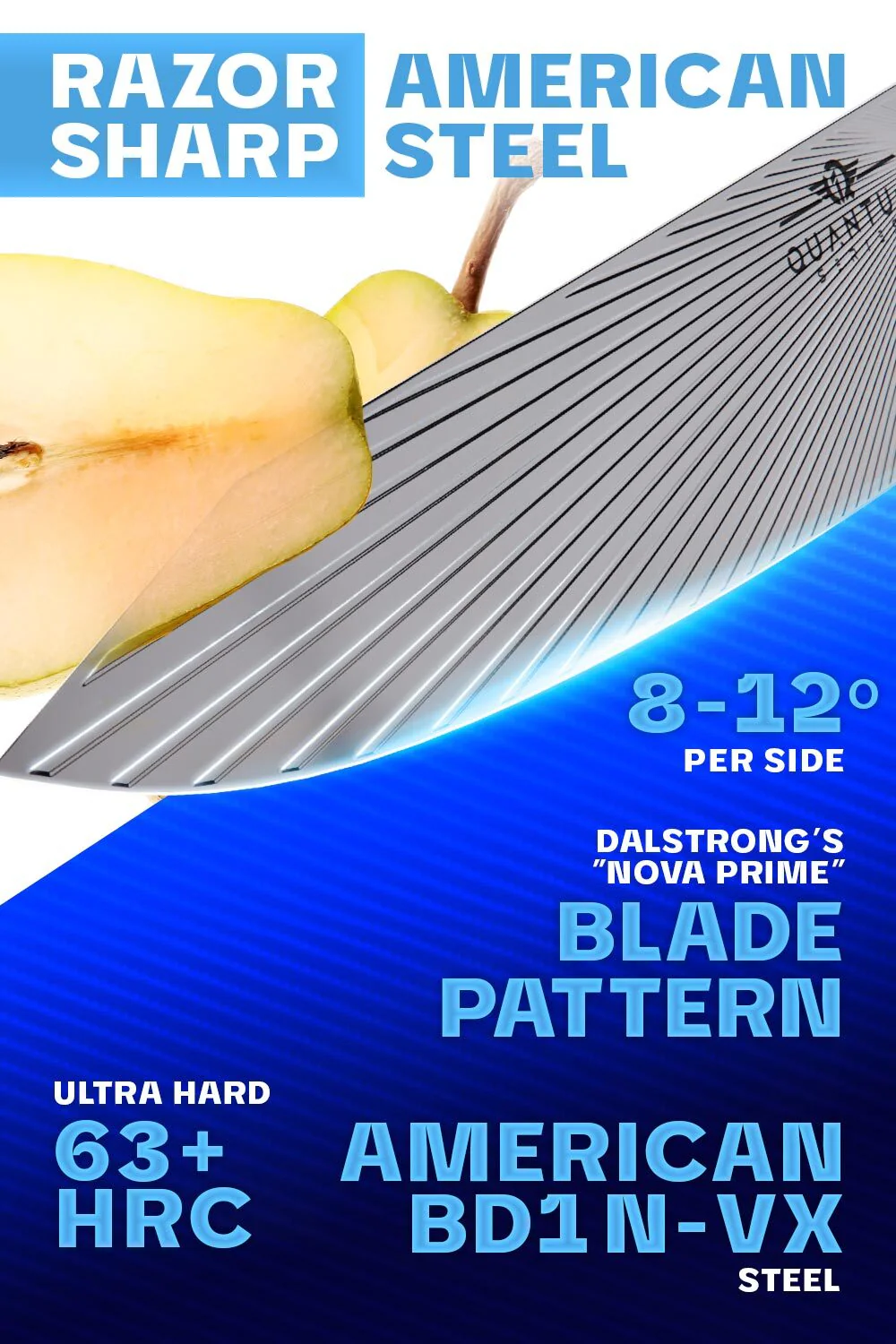 Chef's Knife 8.5" | Quantum 1 Series | Dalstrong © - Image 3