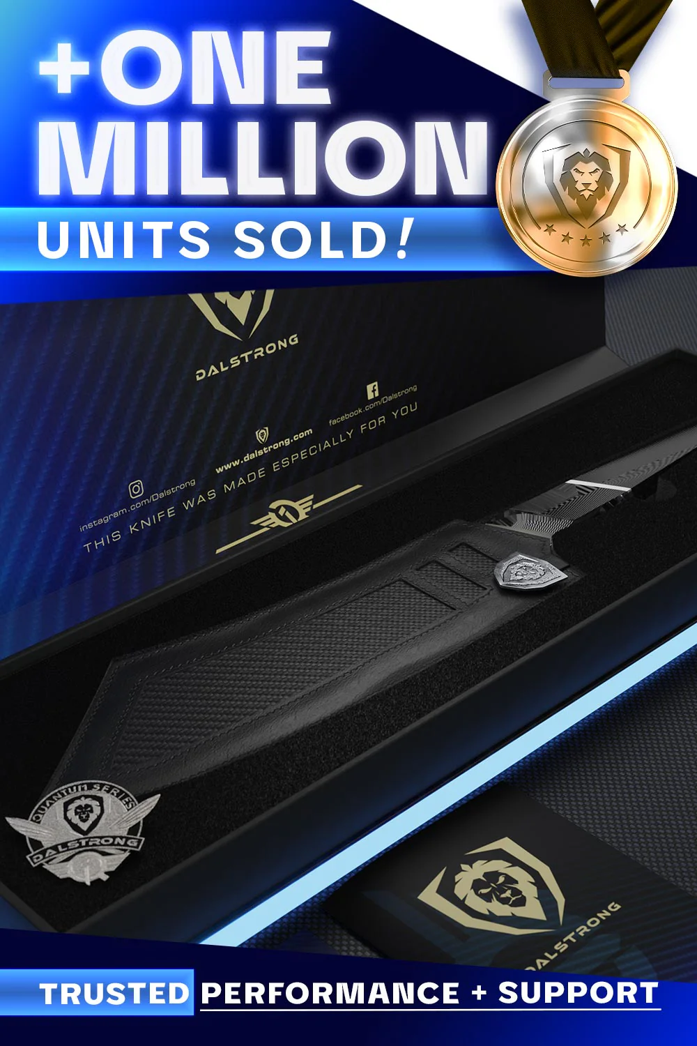 Chef & Cleaver Hybrid Knife 8" | Crixus | Quantum 1 Series | Dalstrong © - Image 8