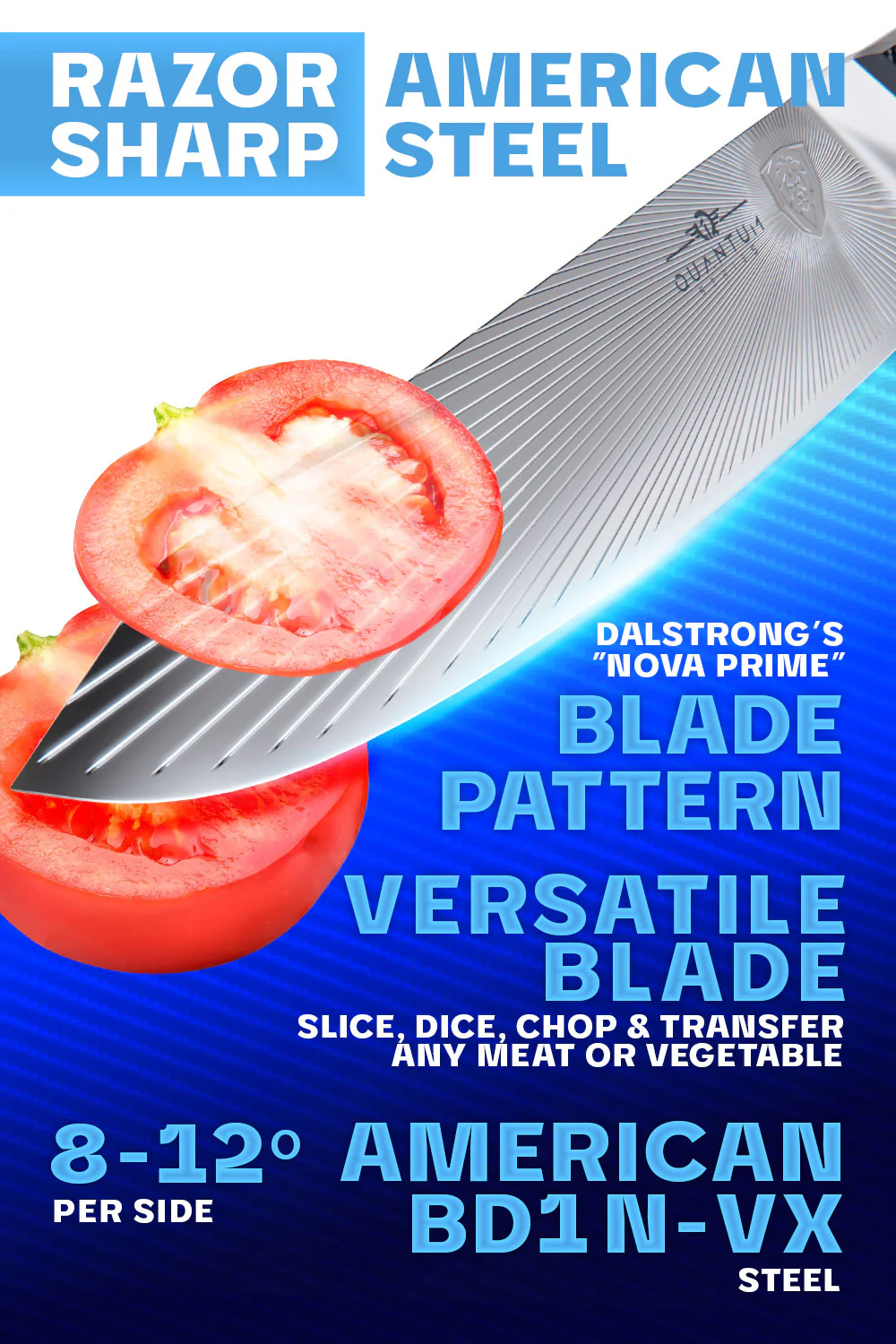 Chef's Knife 9.5" | Quantum 1 Series | Dalstrong © - Image 3