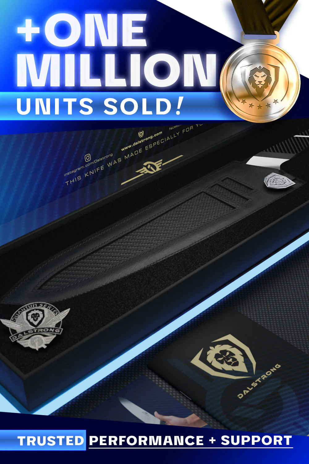 Chef's Knife 9.5" | Quantum 1 Series | Dalstrong © - Image 8