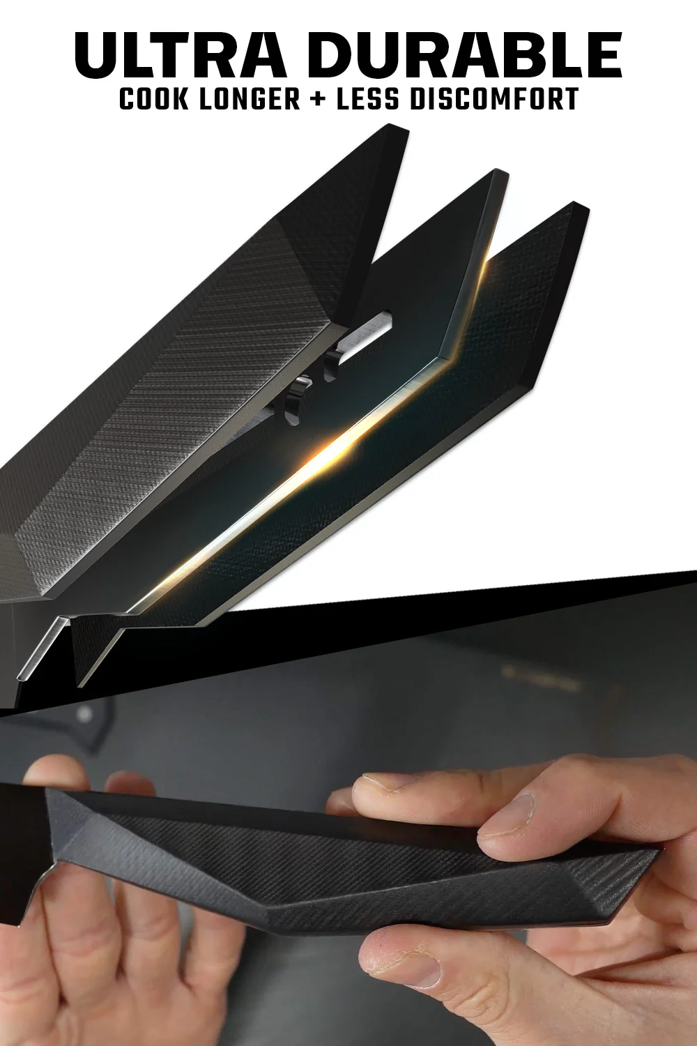 Serrated Utility Knife 6.5"  | Shadow Black Series | NSF Certified | Dalstrong © - Image 4