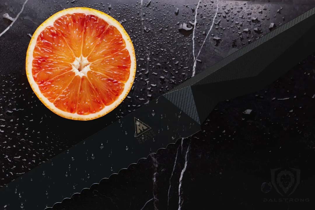 Serrated Utility Knife 6.5"  | Shadow Black Series | NSF Certified | Dalstrong © - Image 8