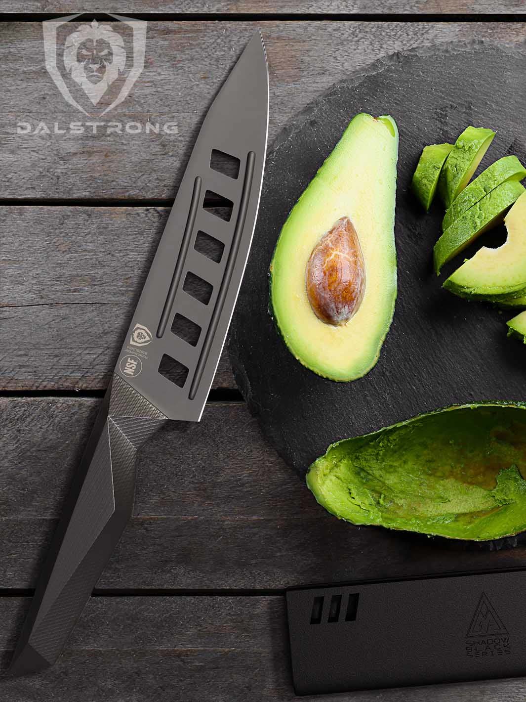 Vegetable Chef's Knife 7" | Shadow Black Series | NSF Certified | Dalstrong © - Image 9