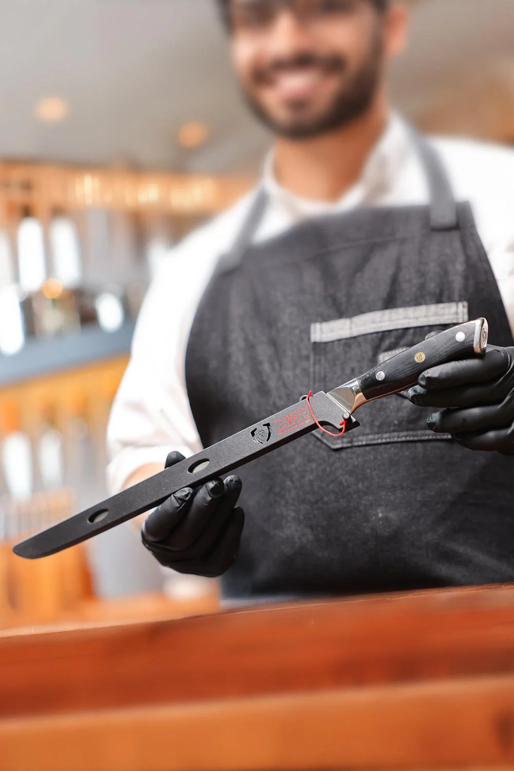 Spanish Style Meat & Ham Slicer 12" | Shogun Series | ELITE | Dalstrong © - Image 12