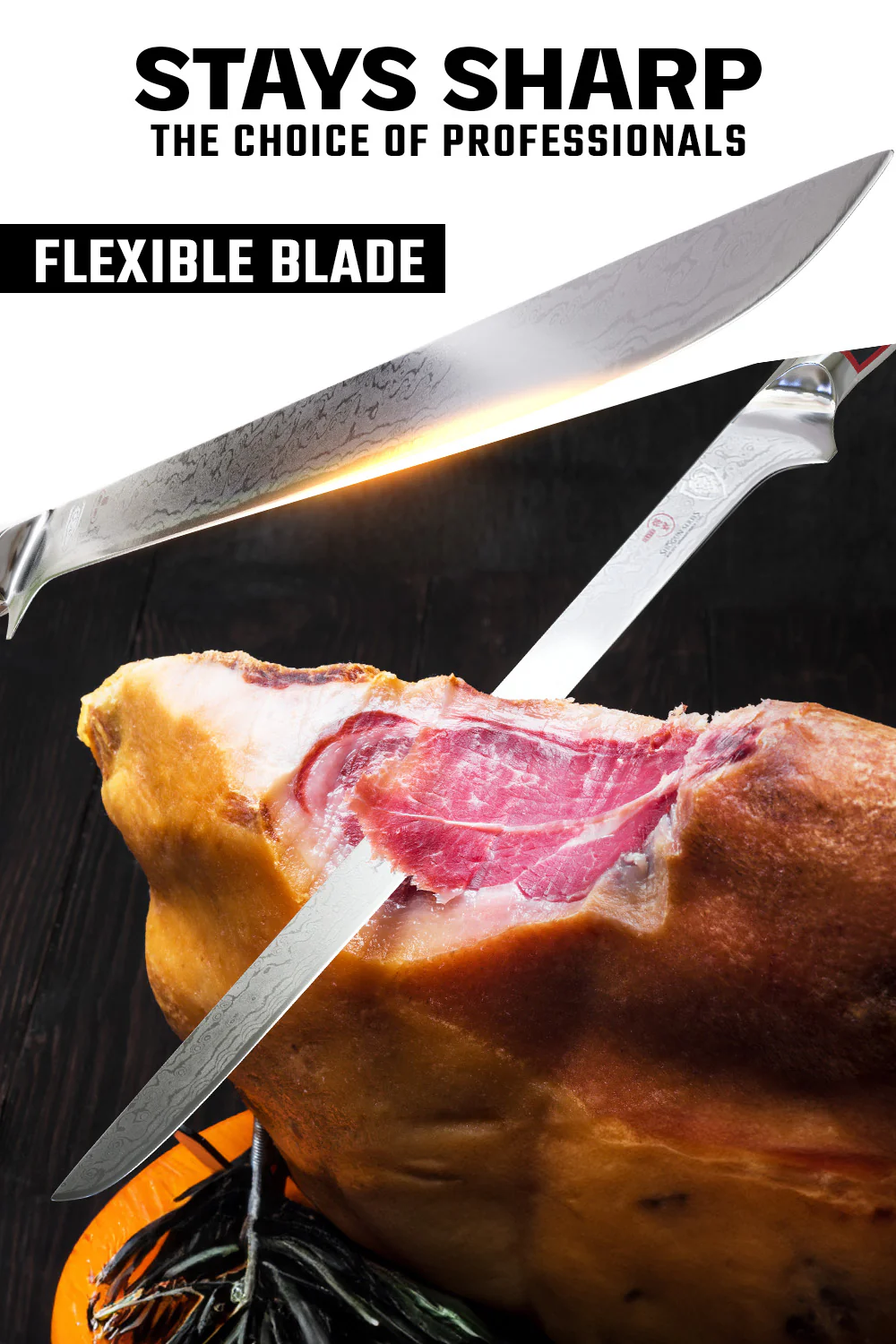 Spanish Style Meat & Ham Slicer 12" | Shogun Series | ELITE | Dalstrong © - Image 3