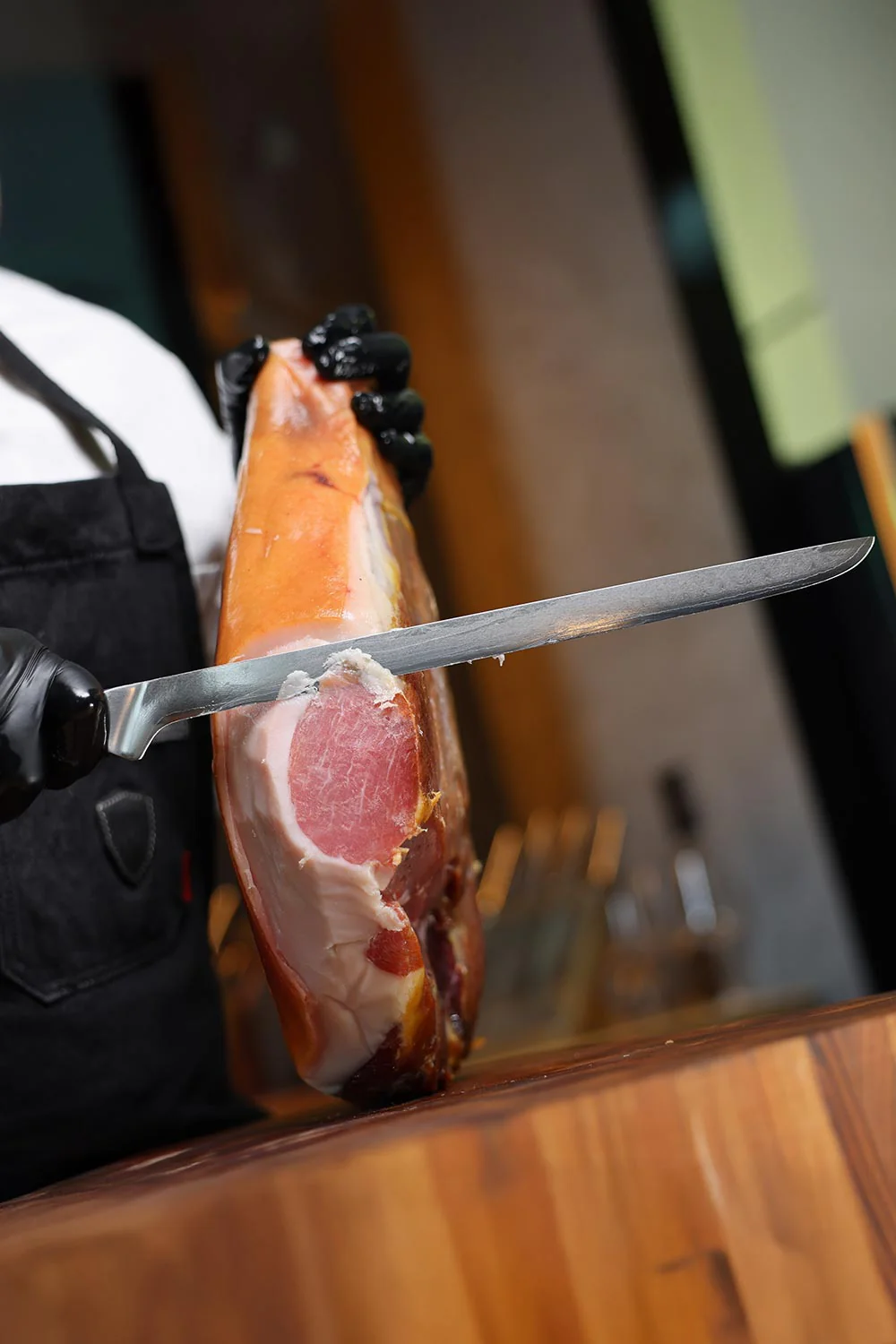 Spanish Style Meat & Ham Slicer 12" | Shogun Series | ELITE | Dalstrong © - Image 8