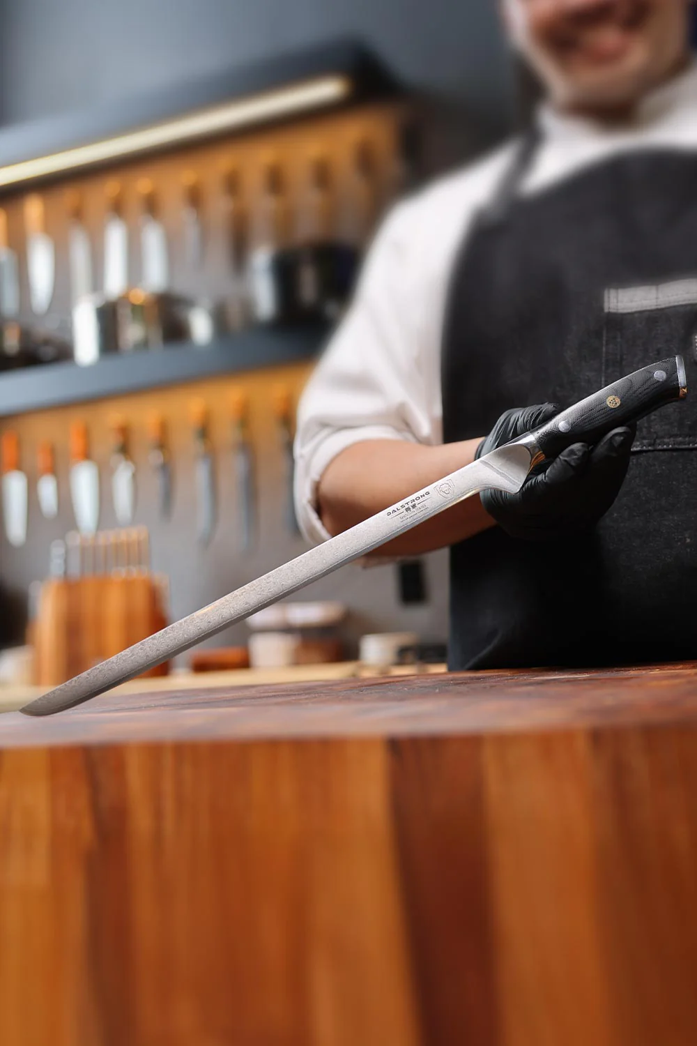 Spanish Style Meat & Ham Slicer 12" | Shogun Series | ELITE | Dalstrong © - Image 9