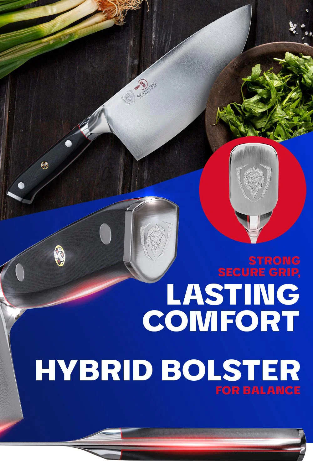 Rocker Knife 7" | Shogun Series | ELITE | Dalstrong © - Image 5