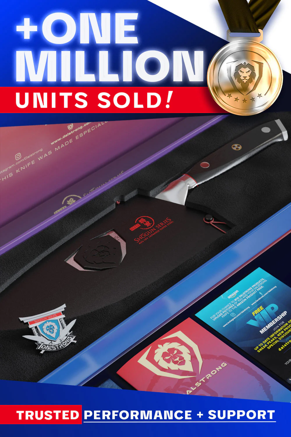 Rocker Knife 7" | Shogun Series | ELITE | Dalstrong © - Image 6