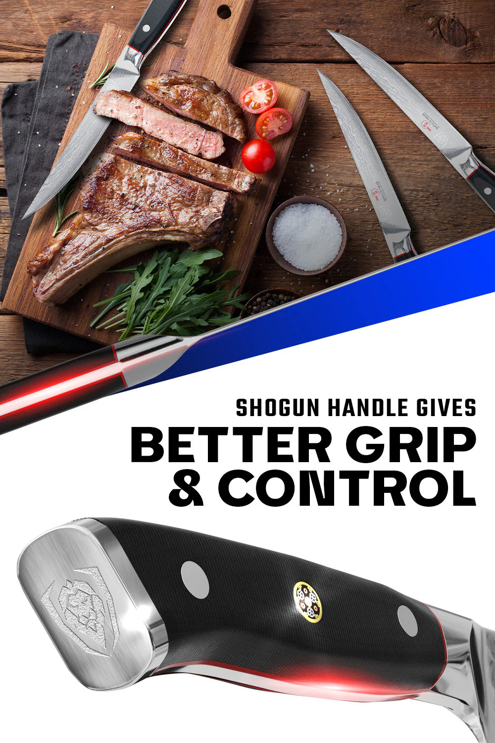 4 Piece Steak Knife Set | Shogun Series | ELITE | Dalstrong © - Image 4