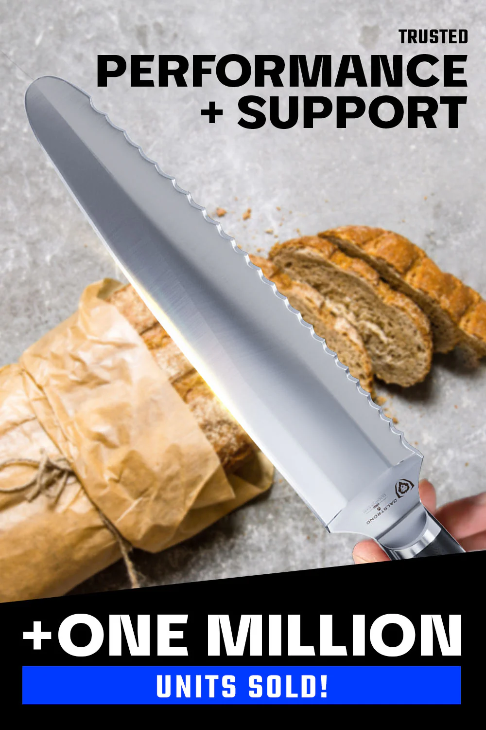 Dual-Sided Chef's Knife 8" | Gemini Twin Blade | Gladiator Series | NSF Certified | Dalstrong © - Image 7